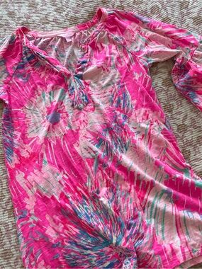 Lilly Pulitzer Pink Multicolor Floral Top
